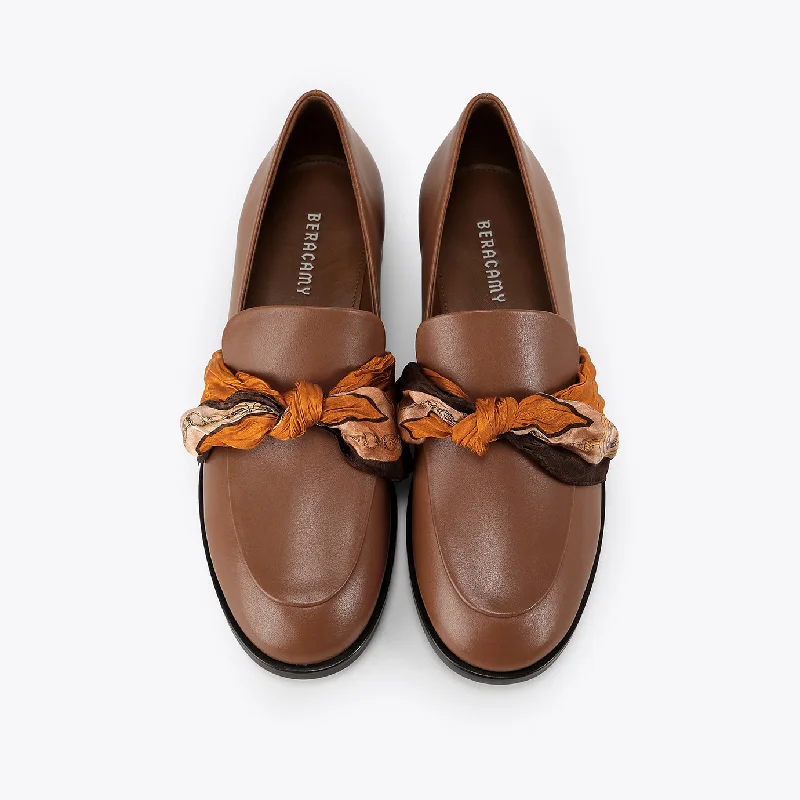 Diary Mocassin et Foulard - Caramel