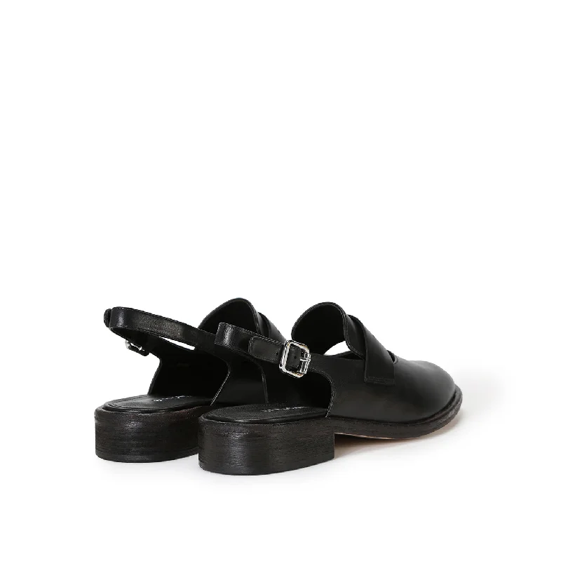 Penny Moccasins Sandales - Noir