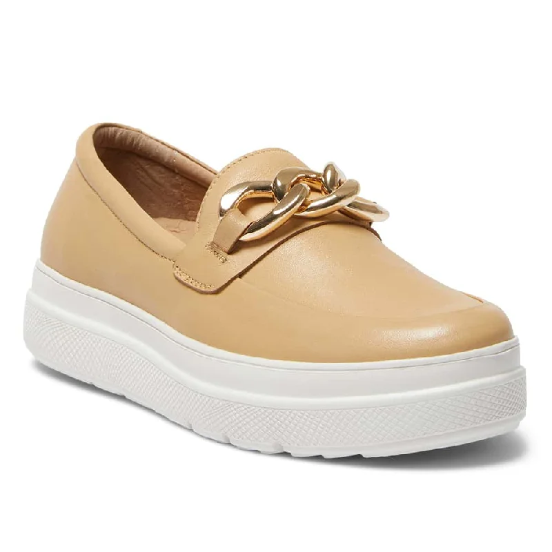 Bates Sneaker in Tan Leather