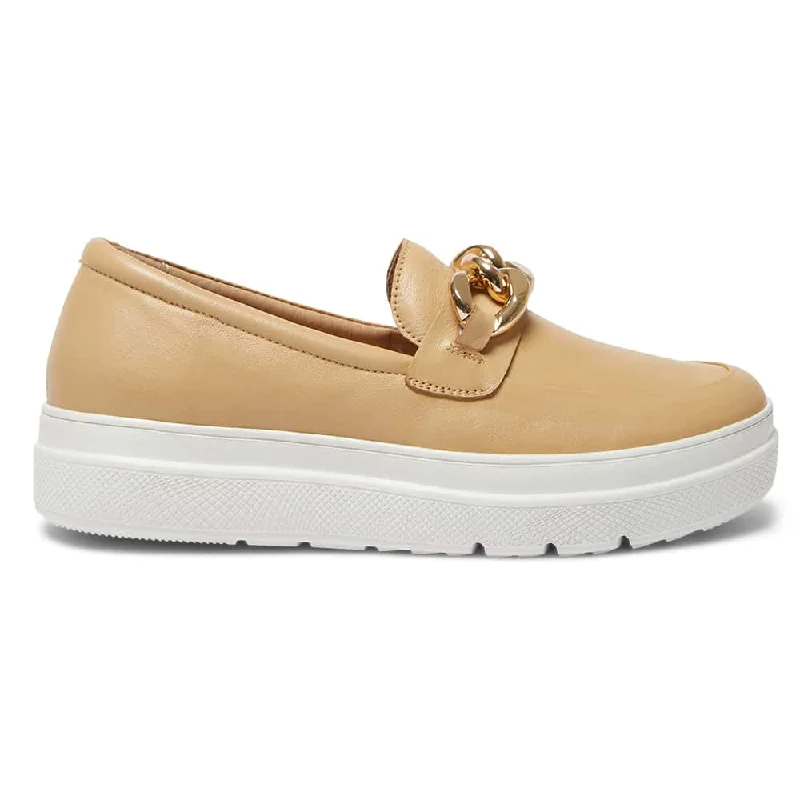 Bates Sneaker in Tan Leather