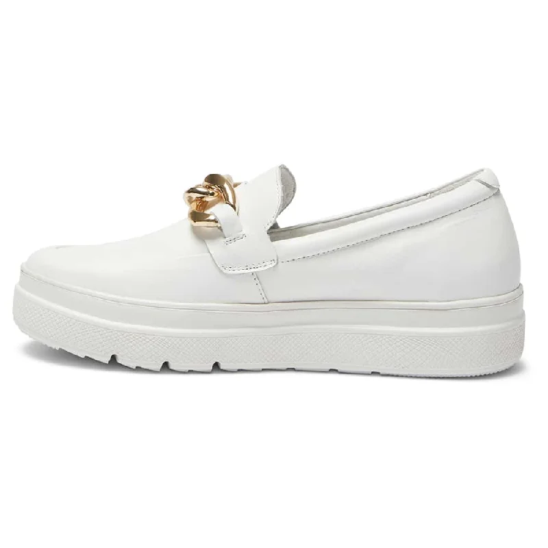 Bates Sneaker in White Leather