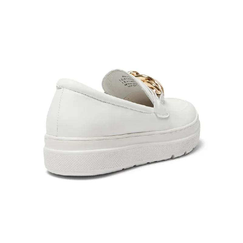 Bates Sneaker in White Leather