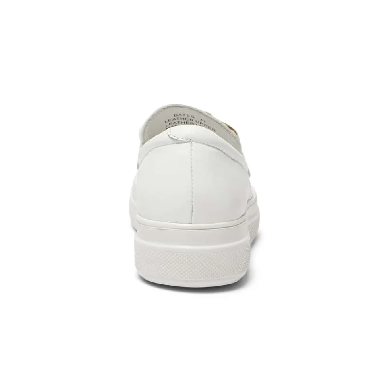 Bates Sneaker in White Leather