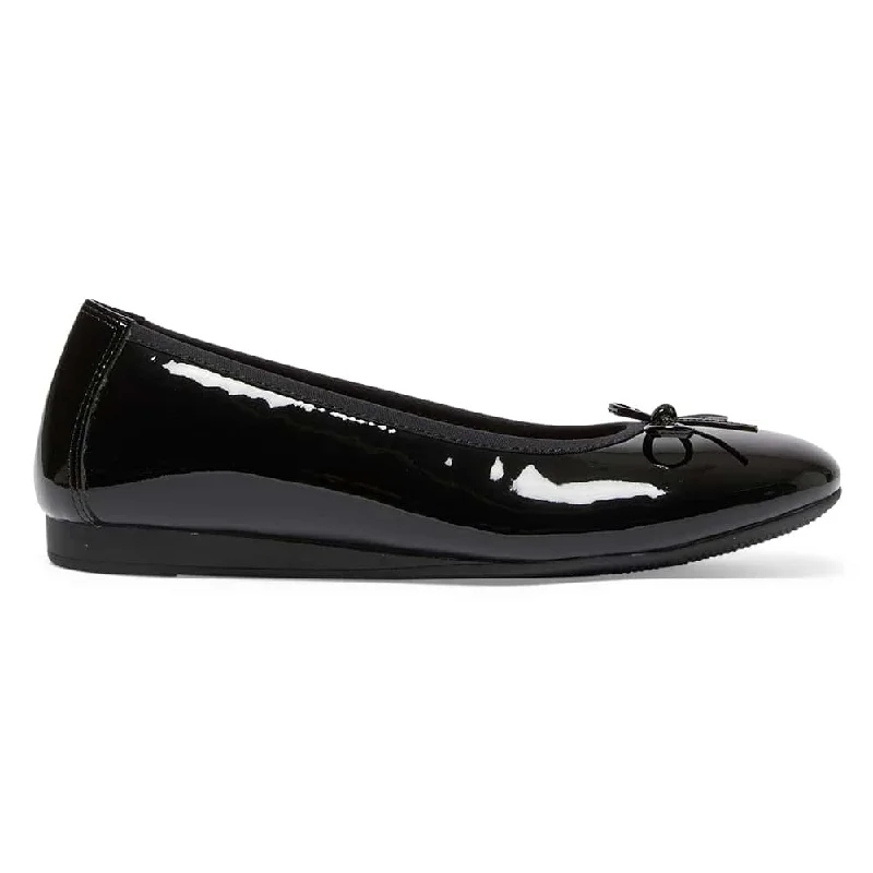 Belamy Flat in Black Patent