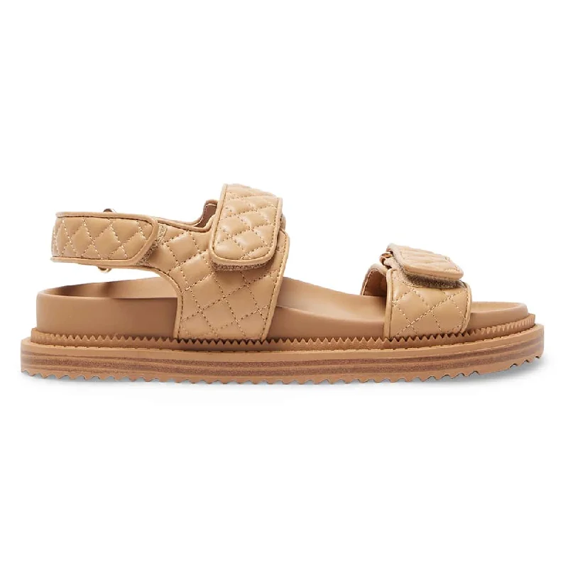 Bermuda Sandal in Camel Smooth