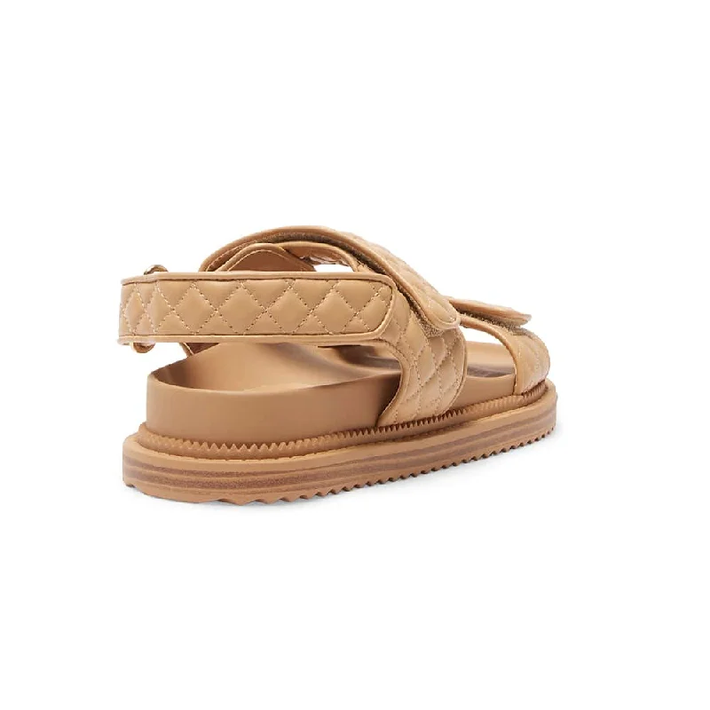 Bermuda Sandal in Camel Smooth