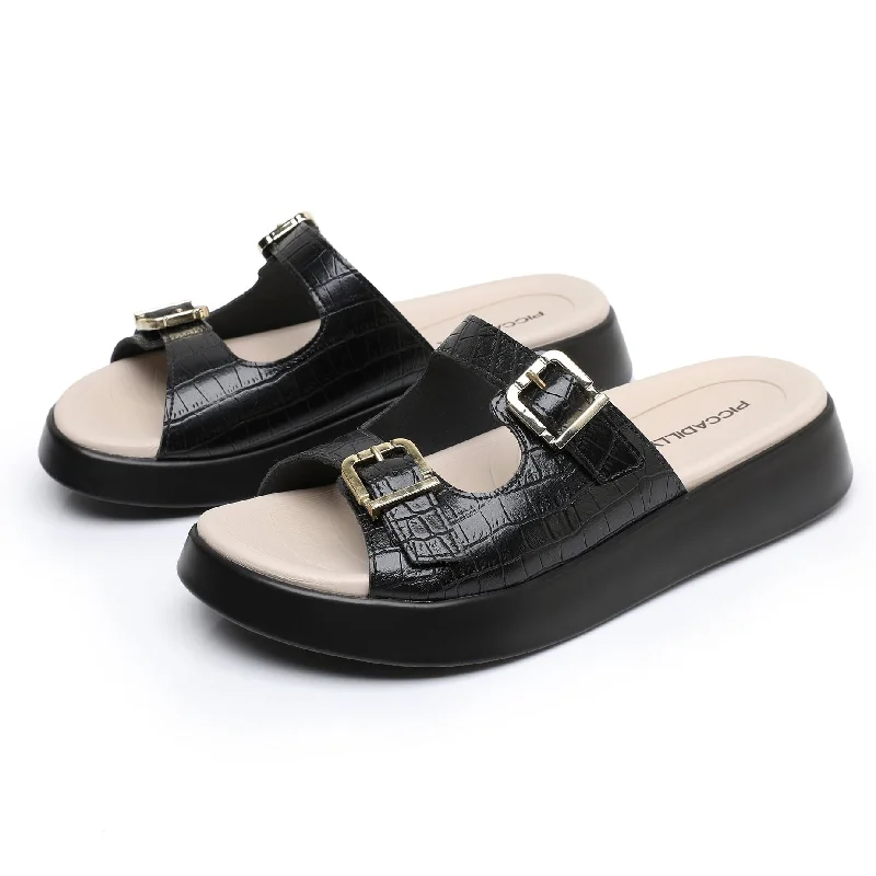 Serene Walkers - Black Croco (468.005)