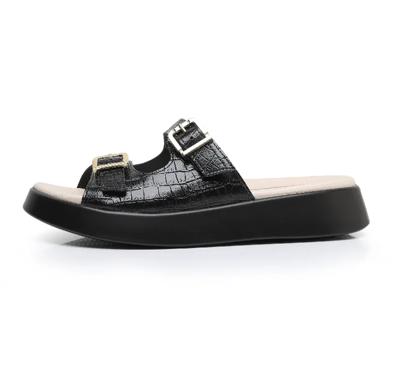 Serene Walkers - Black Croco (468.005)