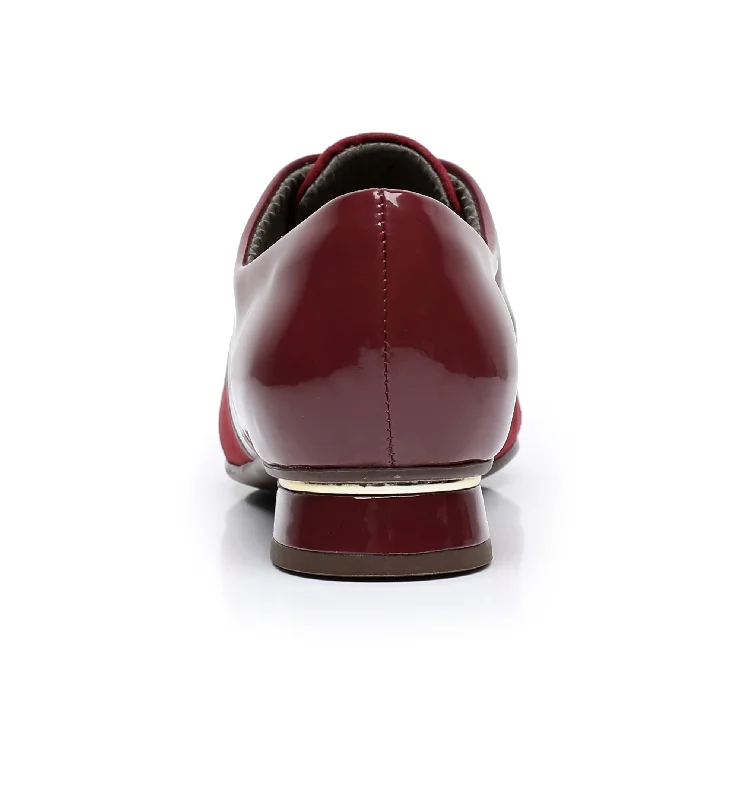 Vintage Charm Shoes - Burgandy (278.003)