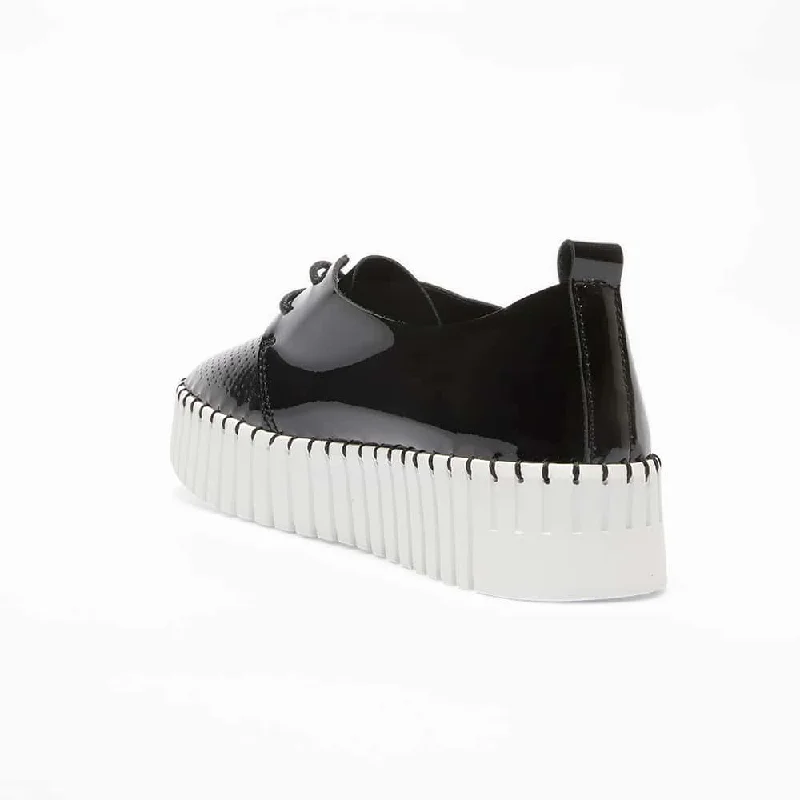 Central Sneaker in Black Patent