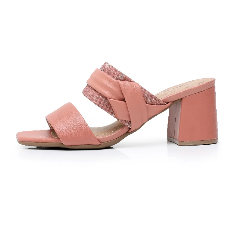 Chunky Charm Dual Strap Sandal - Coral (626.008)