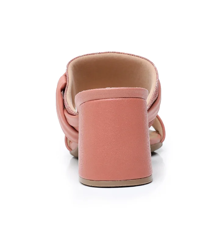 Chunky Charm Dual Strap Sandal - Coral (626.008)