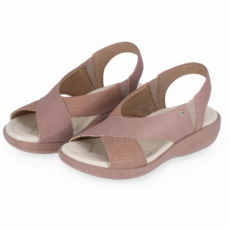 Mauve Sandals for Women (239.004)