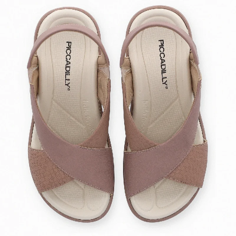 Mauve Sandals for Women (239.004)