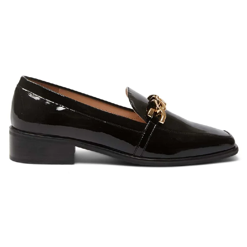 Dalton Loafer in Black Patent