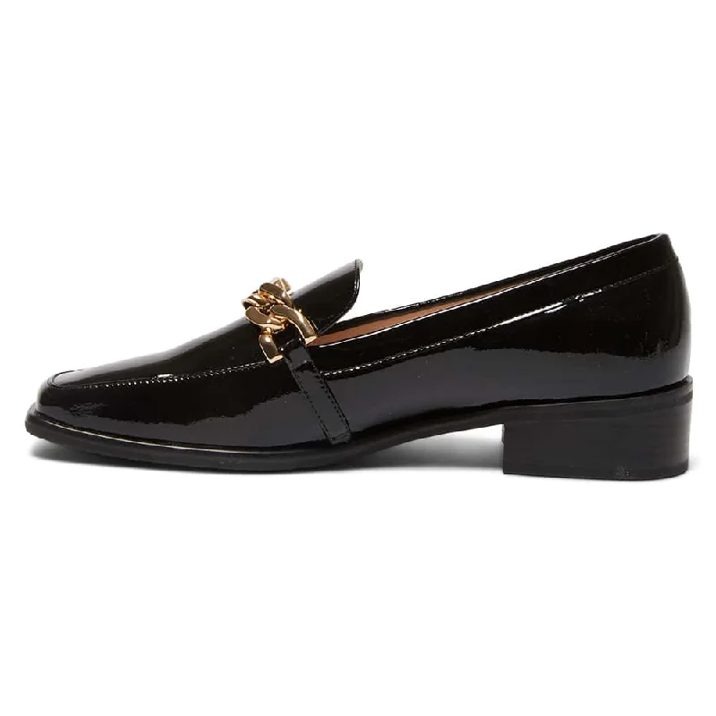 Dalton Loafer in Black Patent