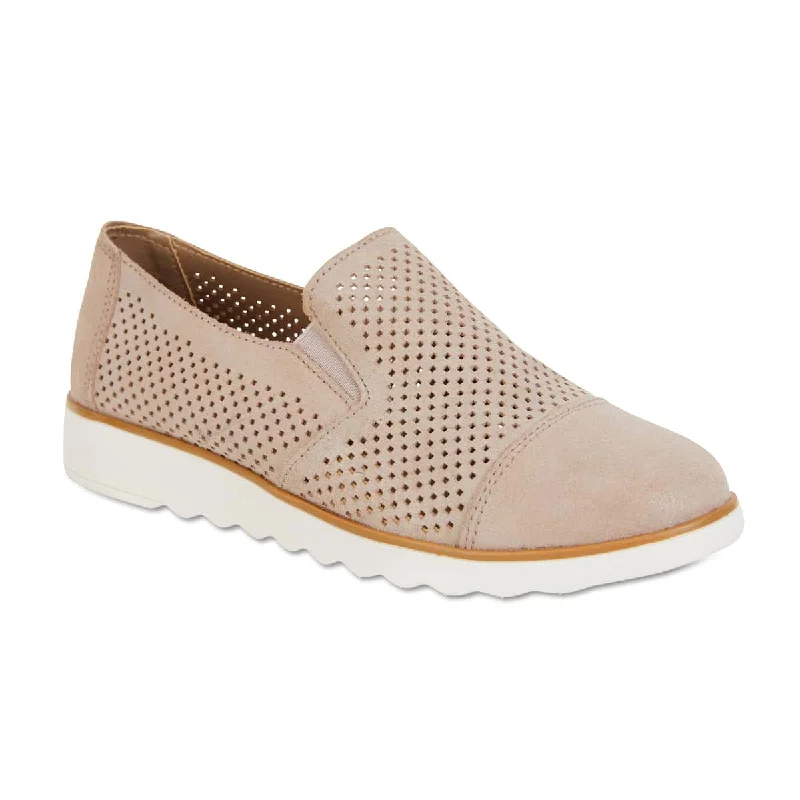 Davis Sneaker in Nude Leather