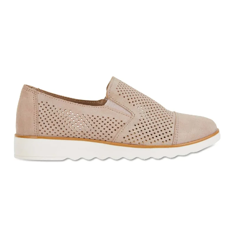 Davis Sneaker in Nude Leather