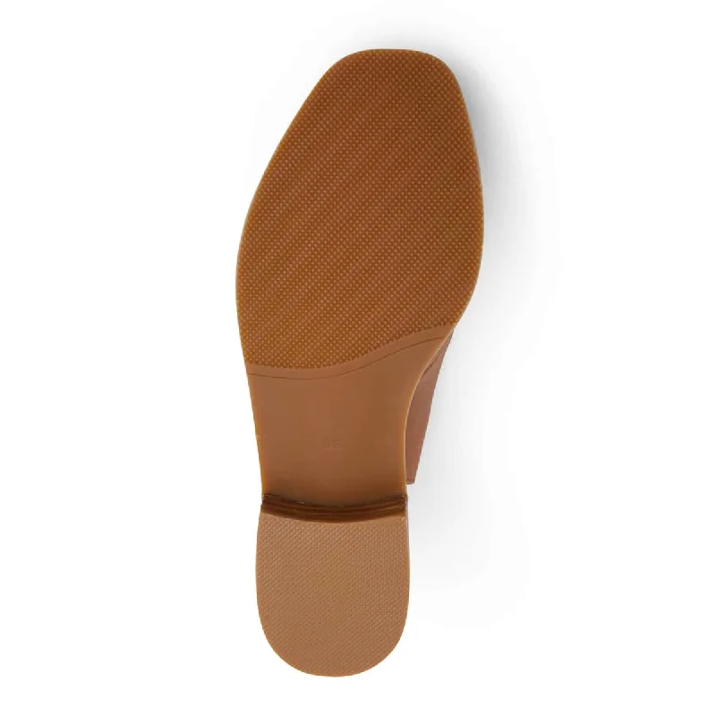 Delaney Sandal in Tan Leather