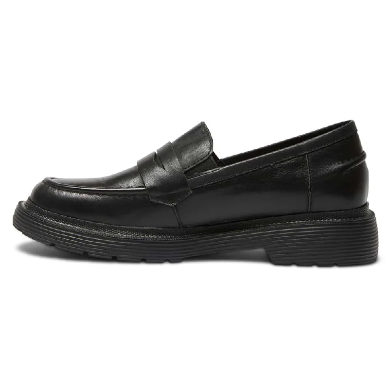 Eleanor Loafer in Black Leather