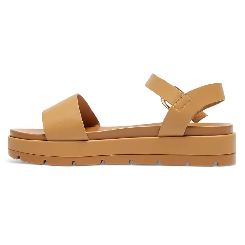 Frankie Sandal in Tan Smooth