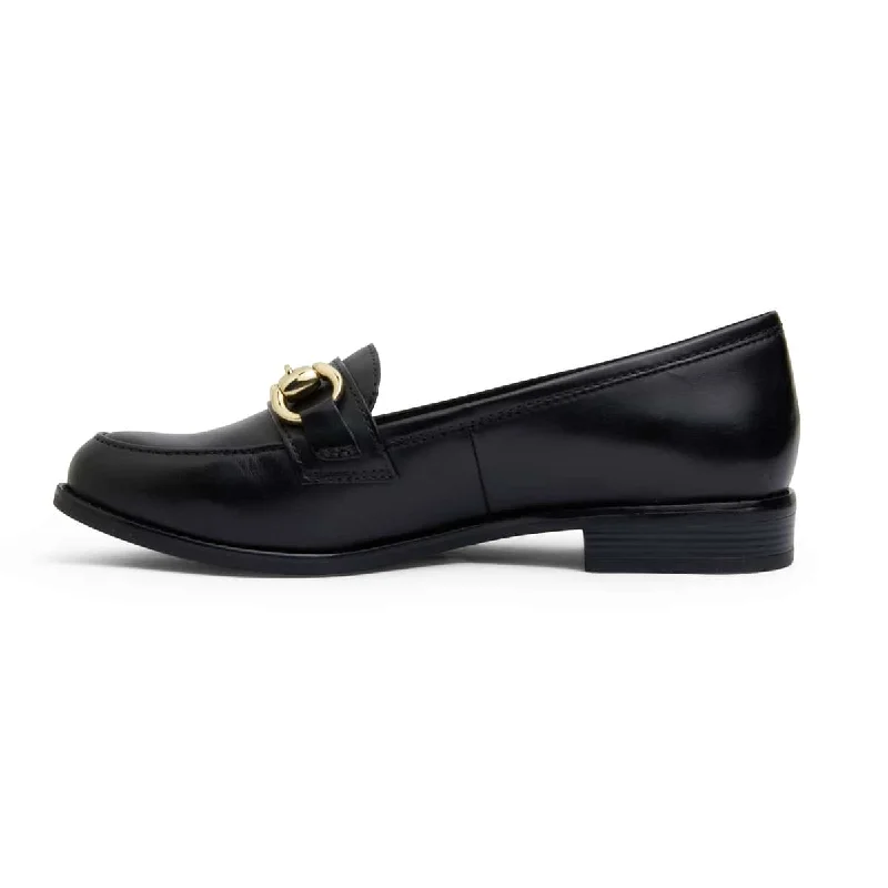 Gala Loafer in Black Leather