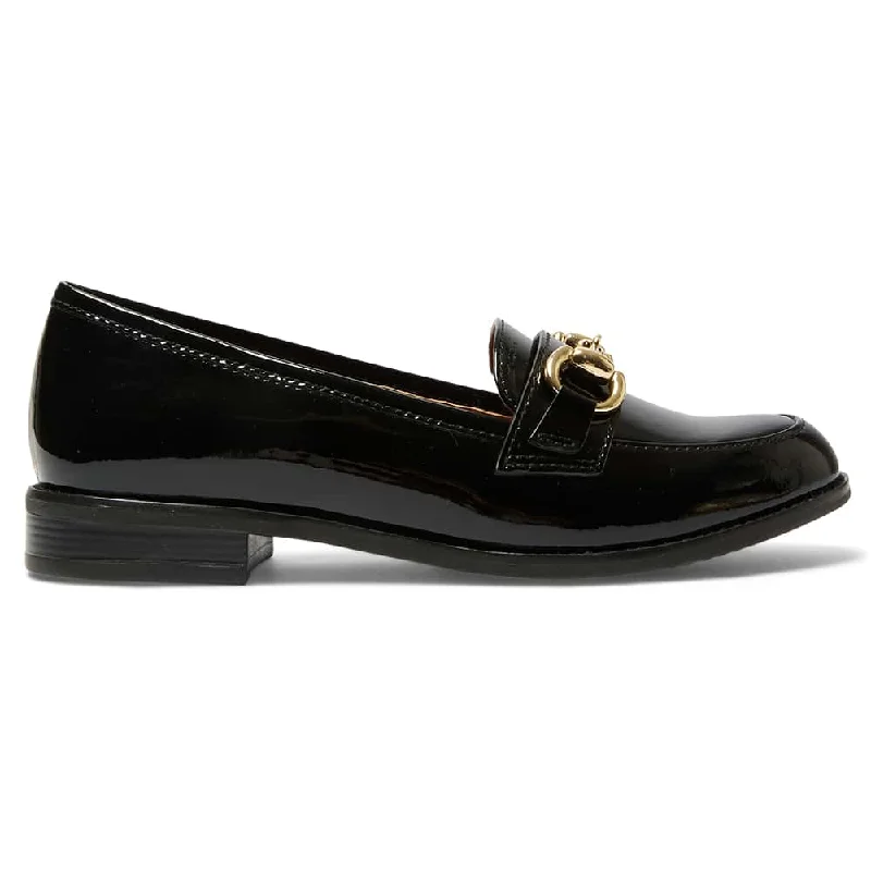 Gala Loafer in Black Patent