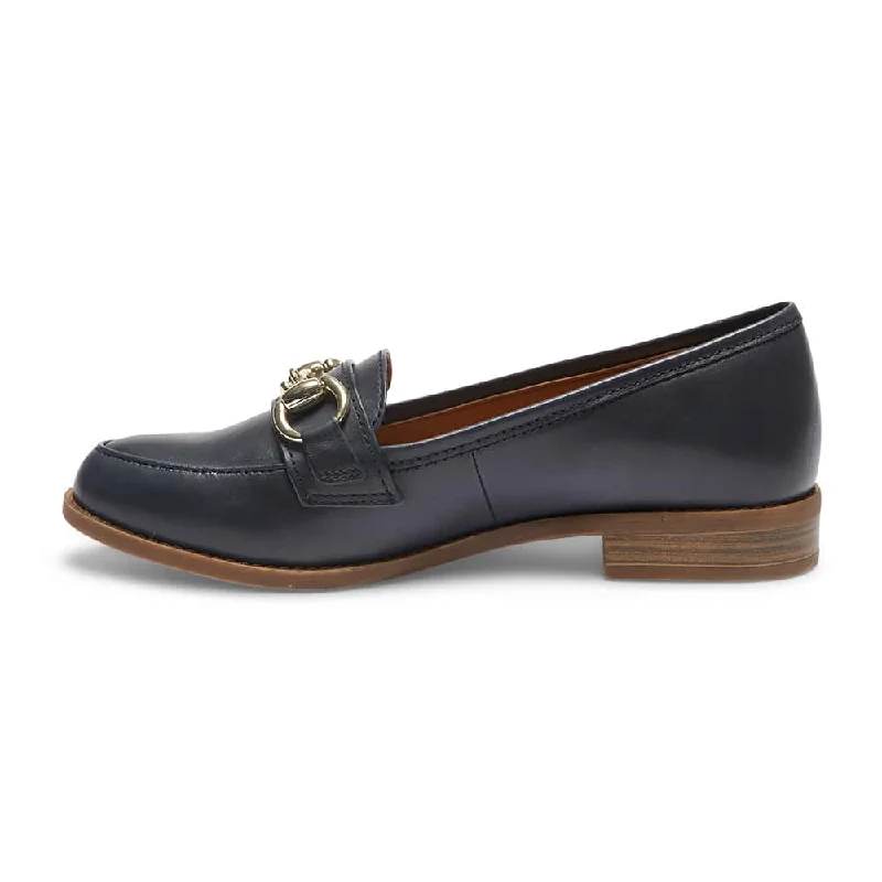 Gala Loafer in Navy Leather