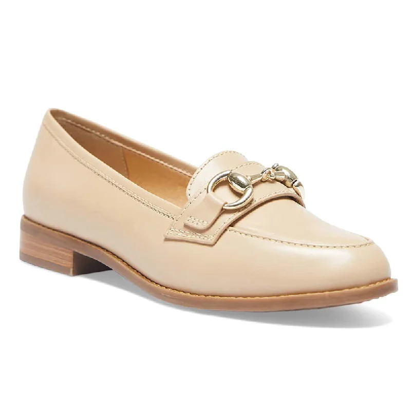 Gala Loafer in Nude Leather