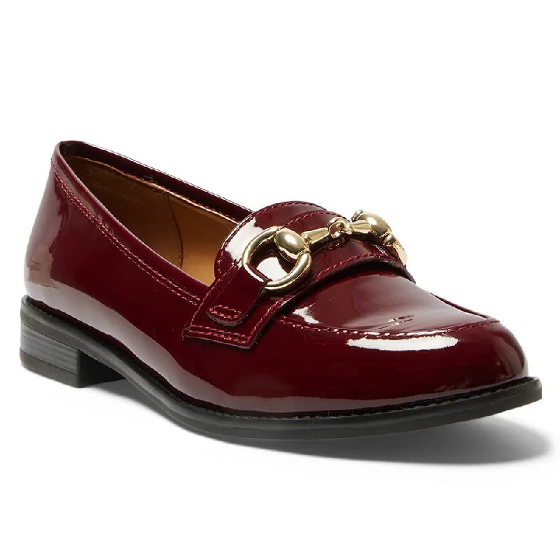 Gala Loafer in Wine Patent