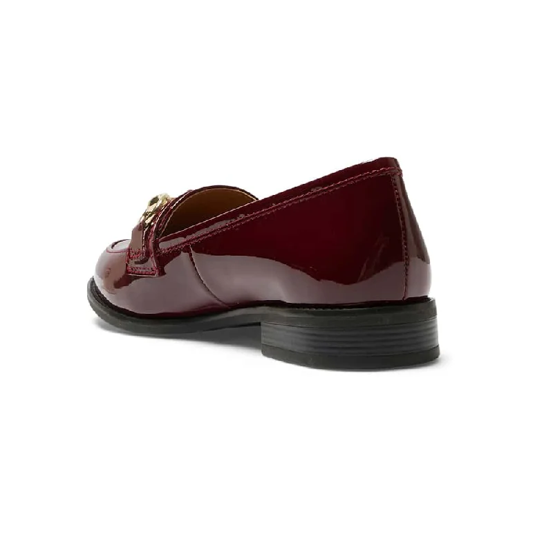 Gala Loafer in Wine Patent