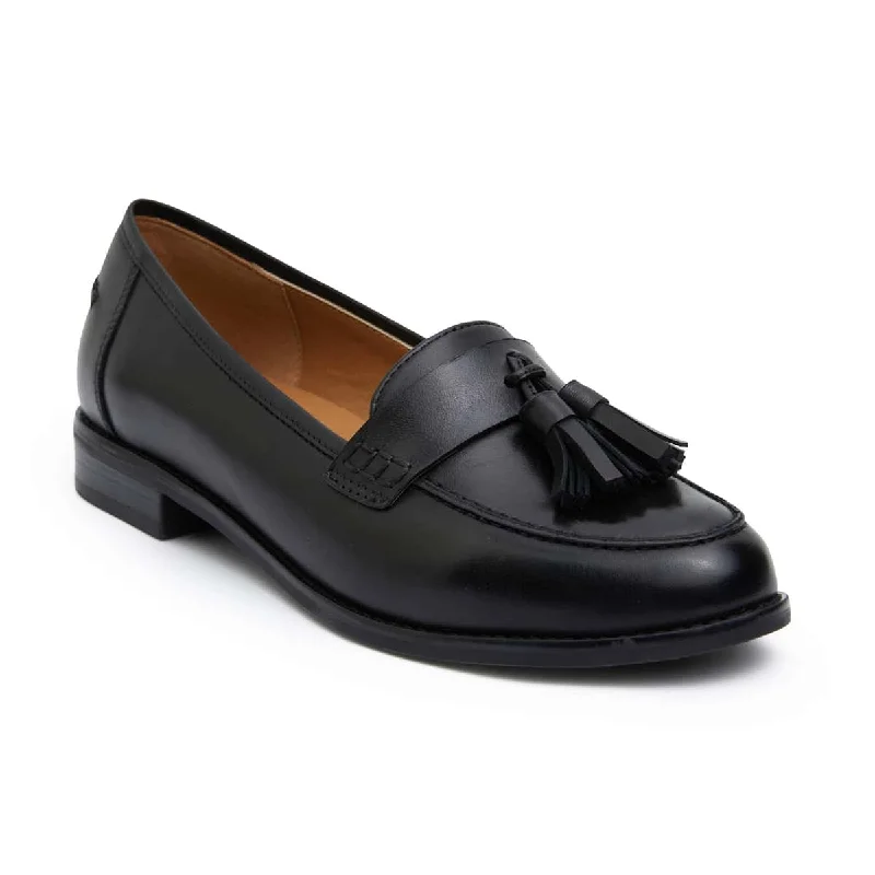 Gazebo Loafer in Black Leather