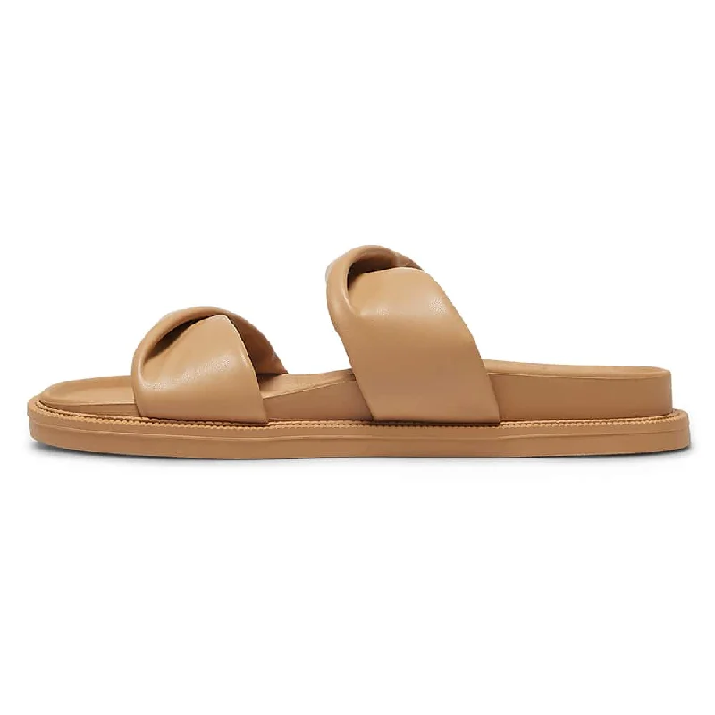 Ginny Slide in Camel Smooth