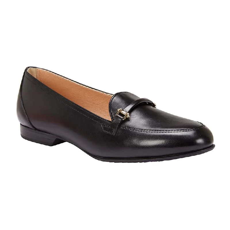 Glebe Loafer in Black Leather