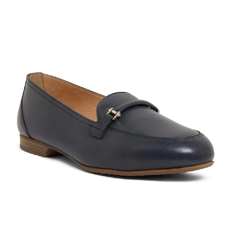 Glebe Loafer in Navy Leather