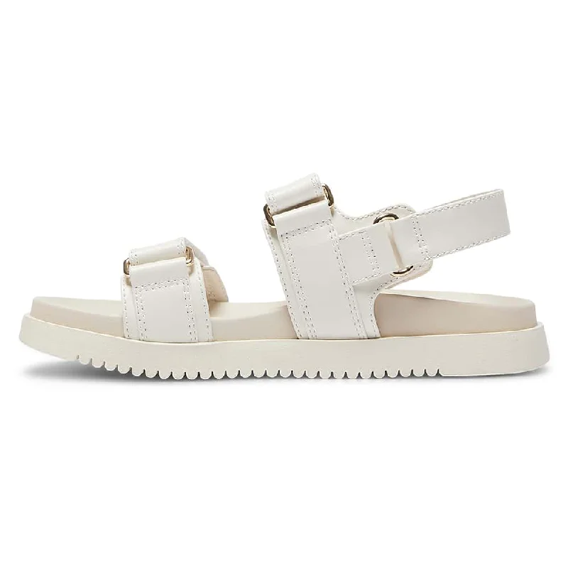 Hendrix Sandal in Bone Smooth