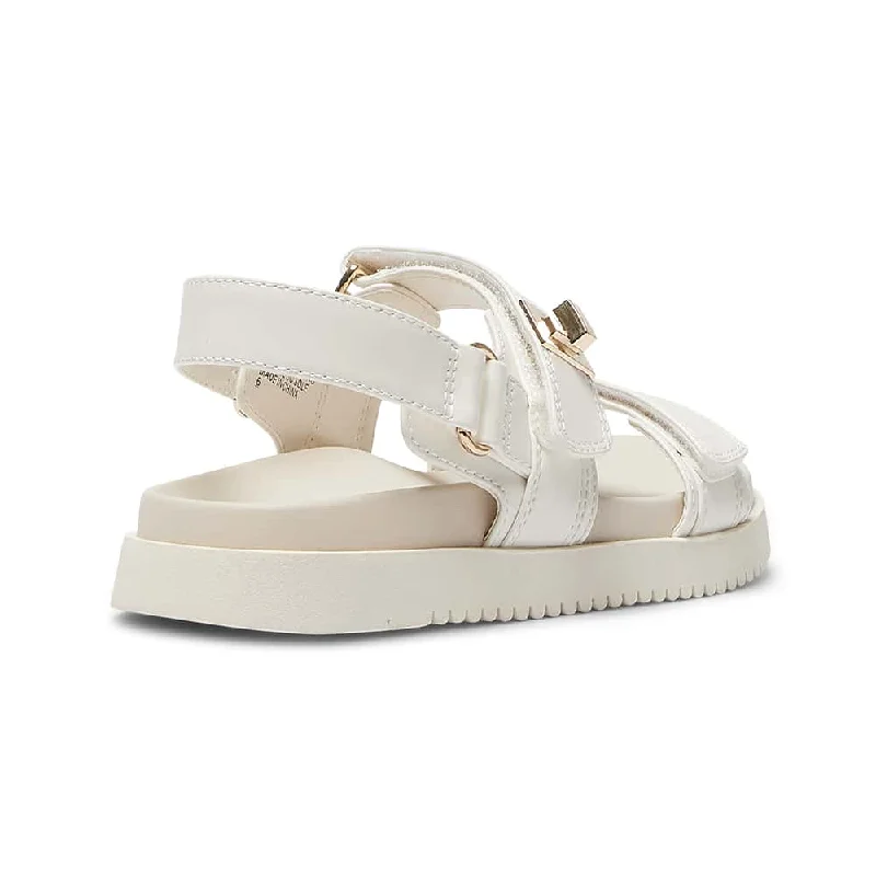 Hendrix Sandal in Bone Smooth