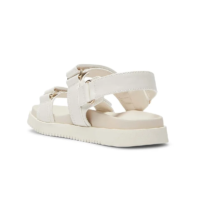 Hendrix Sandal in Bone Smooth