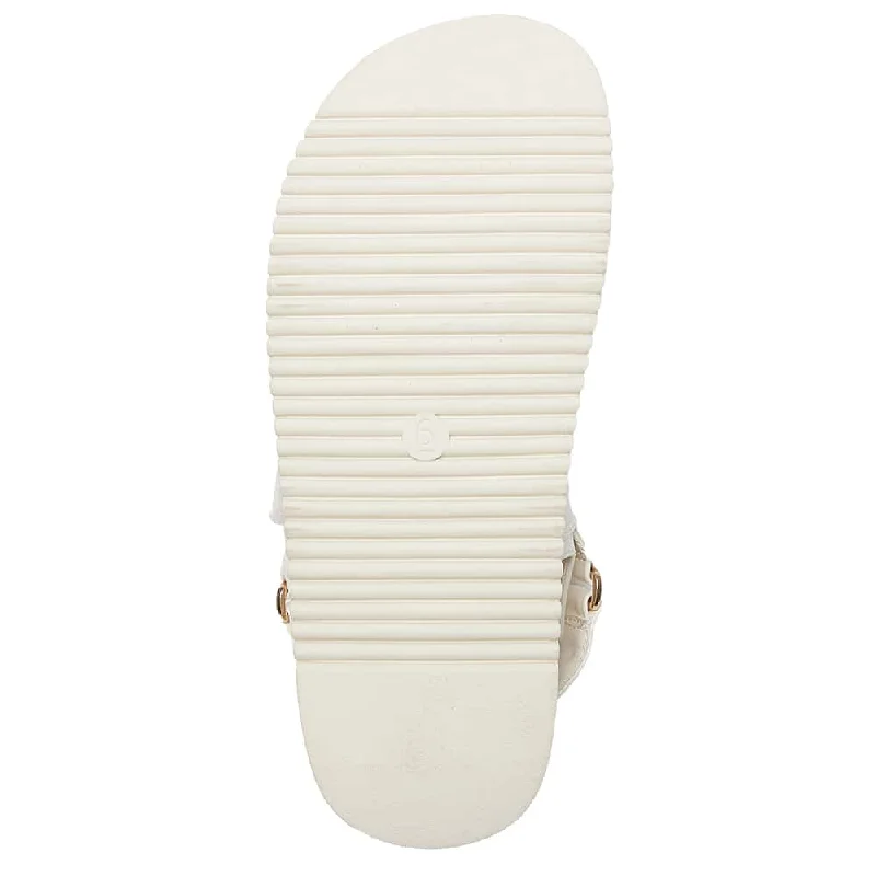 Hendrix Sandal in Bone Smooth