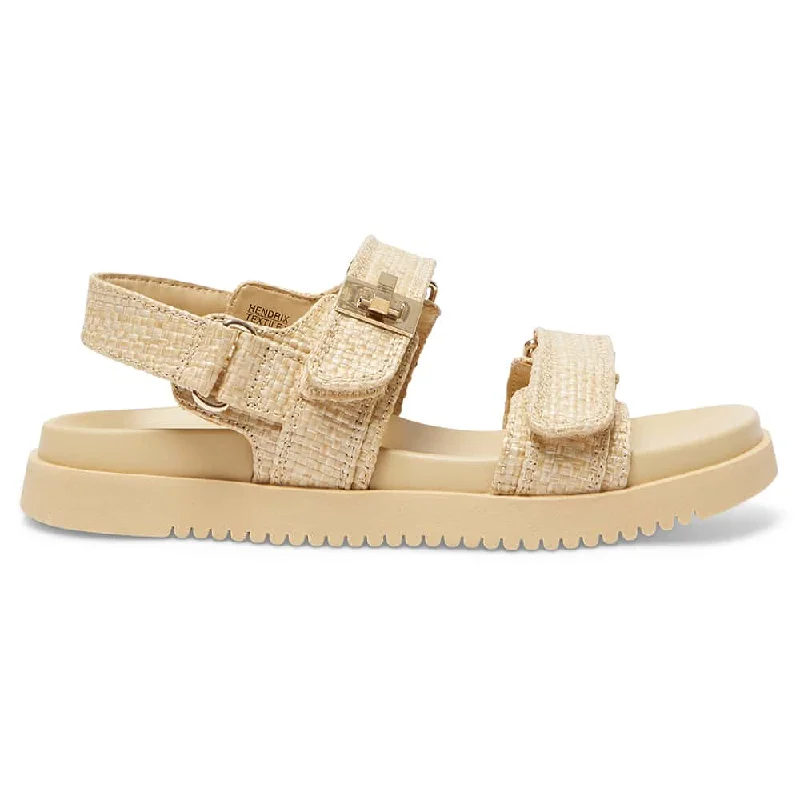 Hendrix Sandal in Natural Raffia