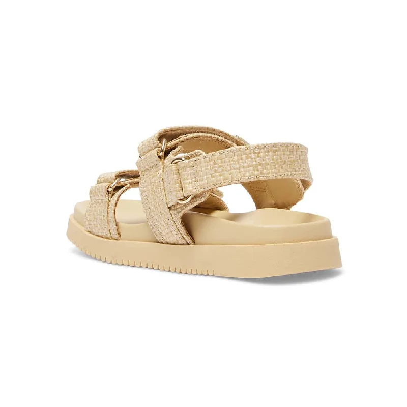 Hendrix Sandal in Natural Raffia