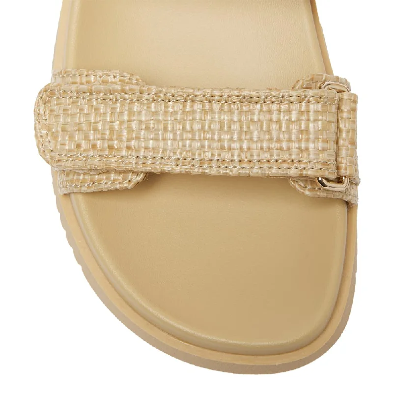 Hendrix Sandal in Natural Raffia