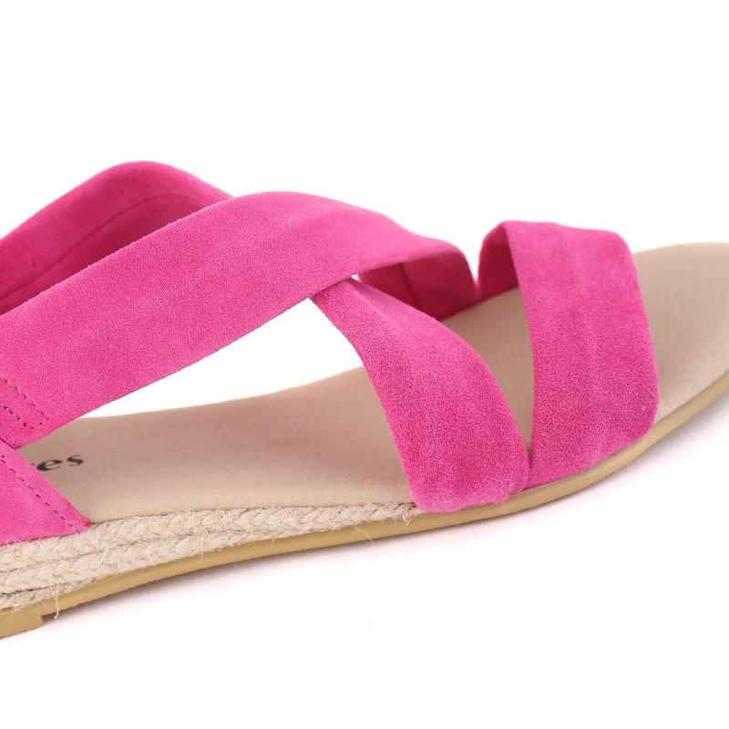 HOLLIE Fuschia Suede