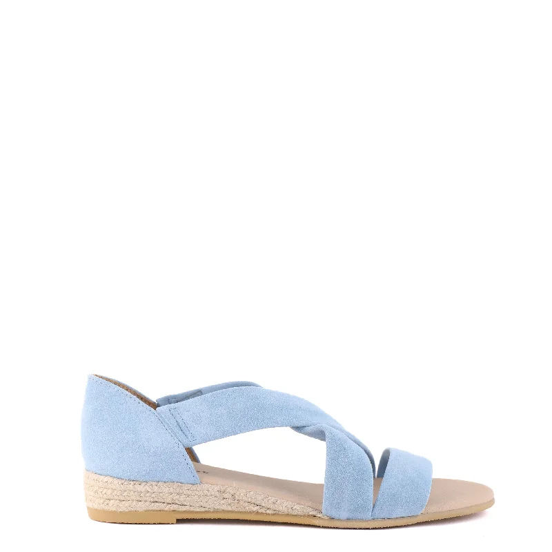 HOLLIE Light Blue Suede