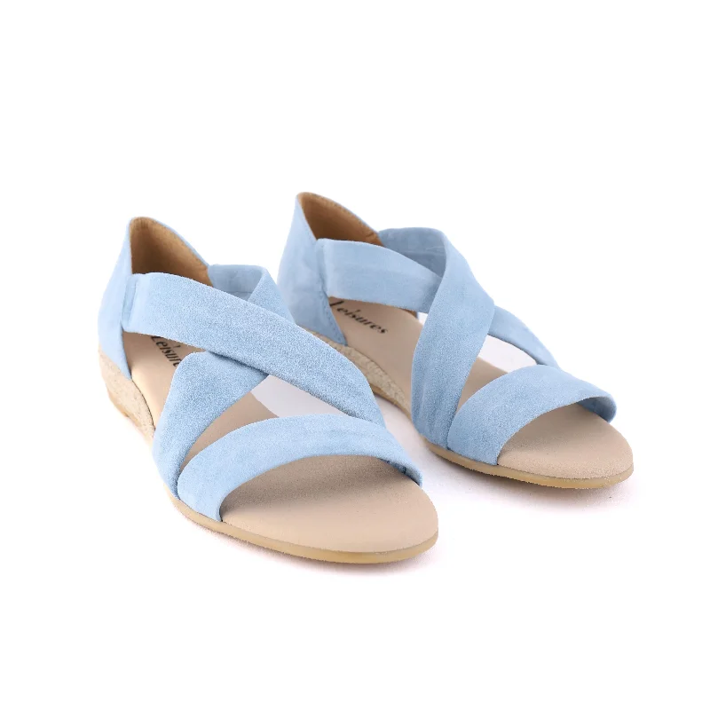 HOLLIE Light Blue Suede