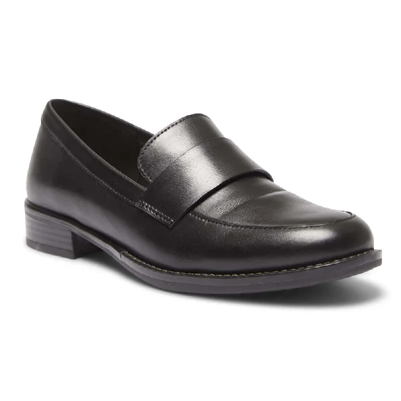 Infinity Loafer in Black Leather