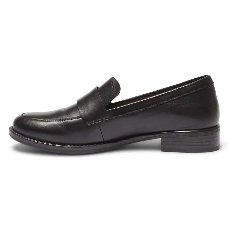 Infinity Loafer in Black Leather