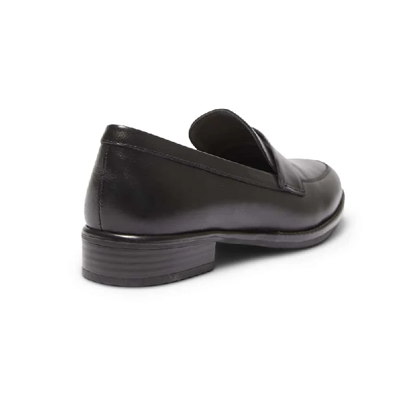 Infinity Loafer in Black Leather