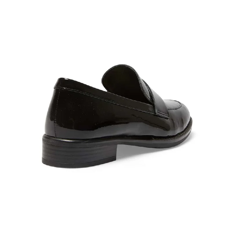 Infinity Loafer in Black Patent