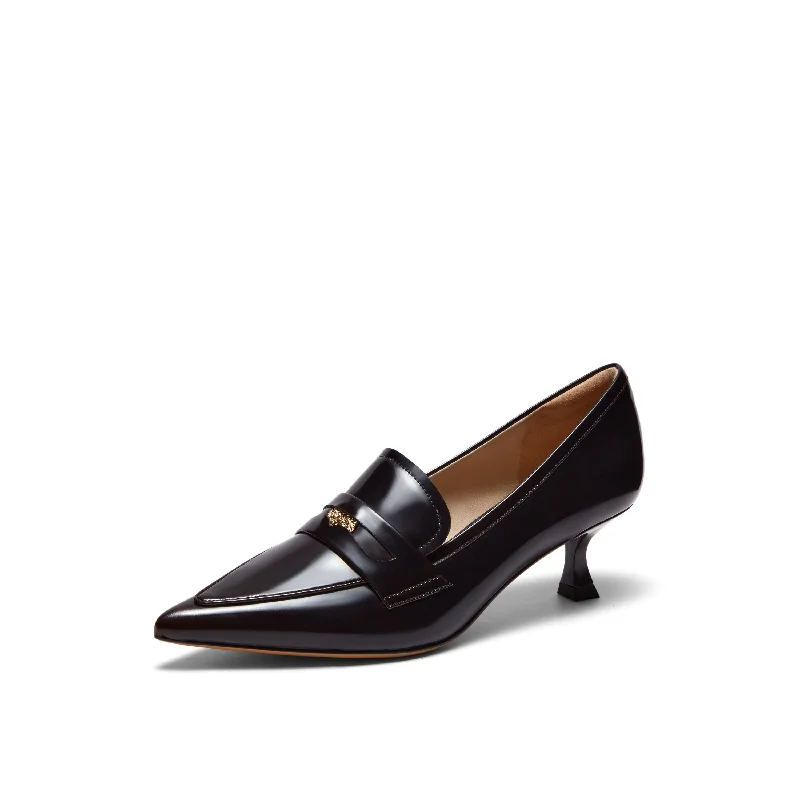 Pointed Toe Penny Loafers